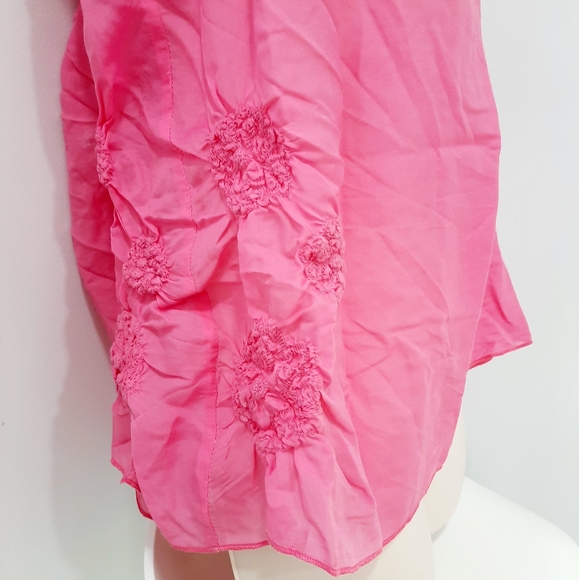 SALE ‼️ Da-Nang Hot Pink Sleeveless Blouse NWT - Picture 9 of 14